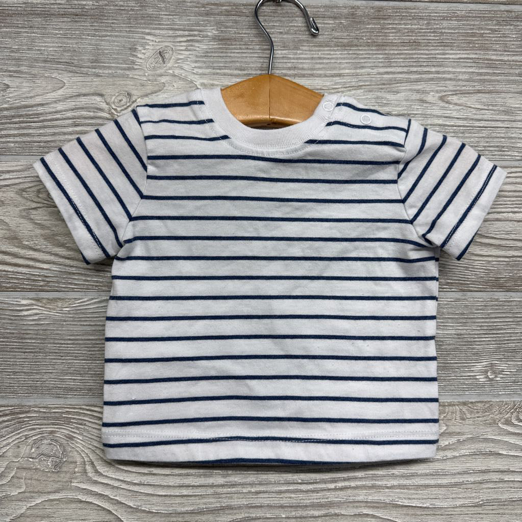 Shoulder Snap Shirt Stripes 6M