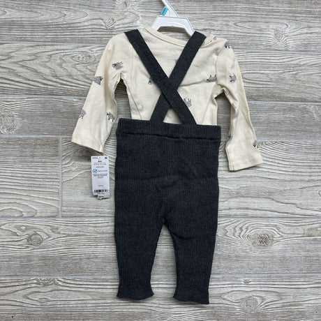 NEW Knit Overalls & Bodysuit Sheep 6M