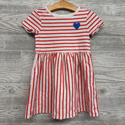 Dress Stripes Heart 4t