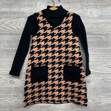 NEW LS Ribbed Mock Neck Shirt, Houndstooth Knit Jumper & Socks 4