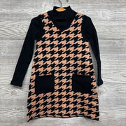 NEW LS Ribbed Mock Neck Shirt, Houndstooth Knit Jumper & Socks 4
