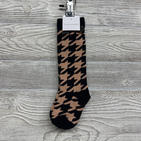 NEW LS Ribbed Mock Neck Shirt, Houndstooth Knit Jumper & Socks 4