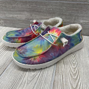 Wendy Tie Dye Bright Snow Slip On Shoes 6y