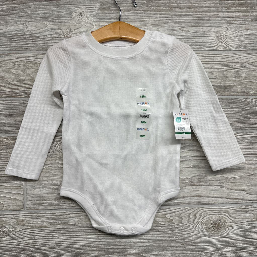 NEW LS Waffle Knit Bodysuit 18M