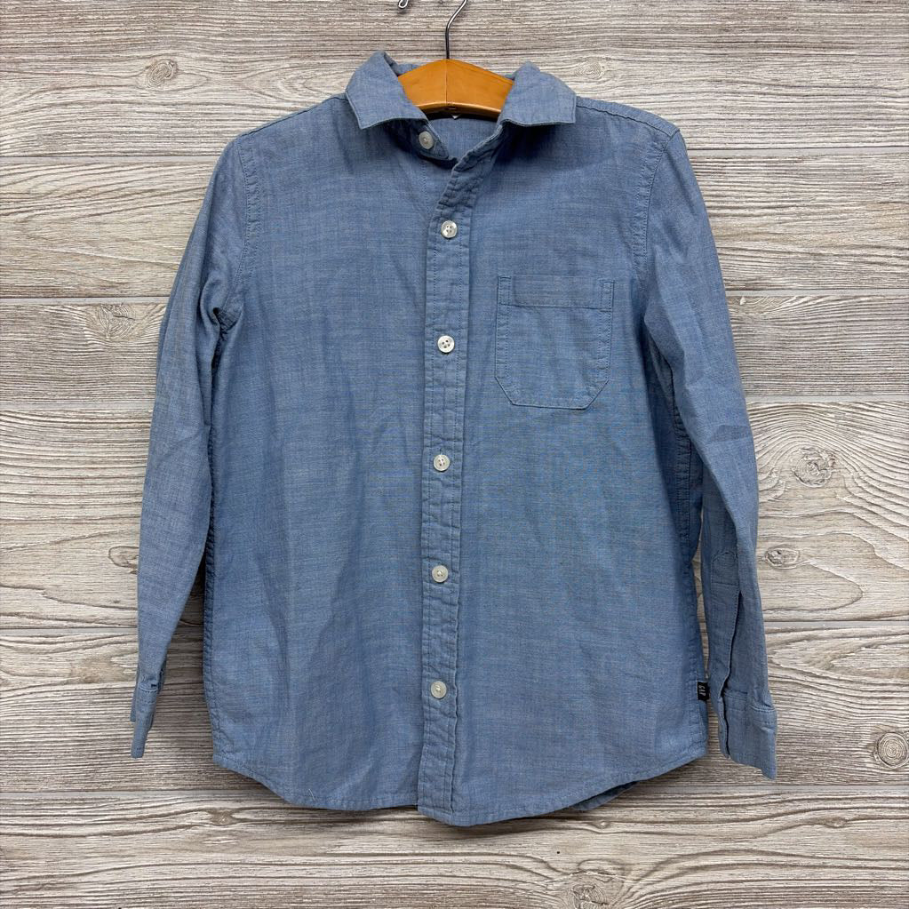 LS Chambray Button Up Shirt 6-7