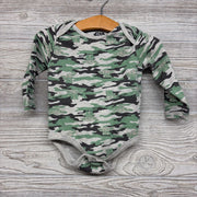 LS Bodysuit Camo Grogu 6-9M