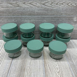 11 Pk Glass Food Jars