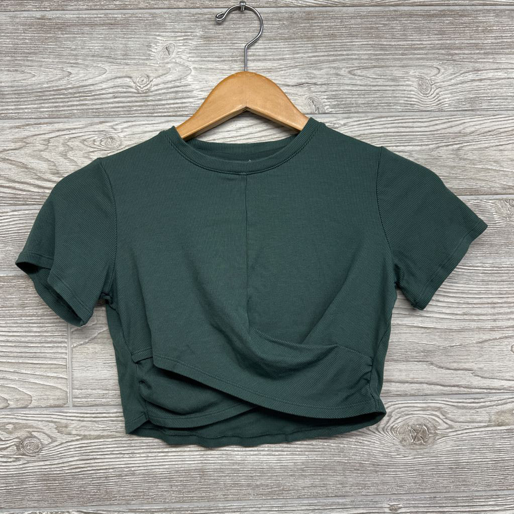Ribbed Front Twist Shirt 10