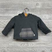NEW Back Zip Jacket Plaid Pocket 6M