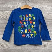 NEW LS Shirt Alphabet Train 3t
