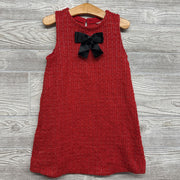 Sleeveless Dress Bow Glitter 5t