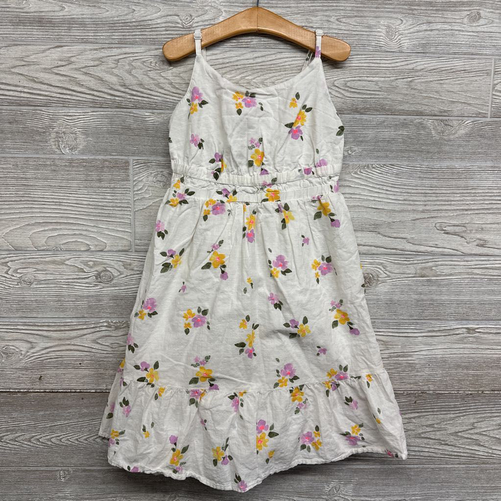 Linen Dress Flowers 6