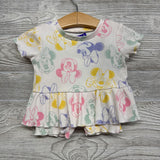 Ribbed Peplum Shirt & Shorts Minnie Mouse 3-6M
