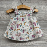 Muslin Tank Top & Shorts Flowers 12M