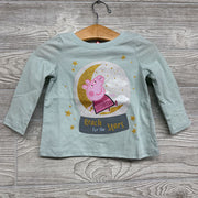 NEW LS Shirt Peppa Pig Reach For The Stars 12M