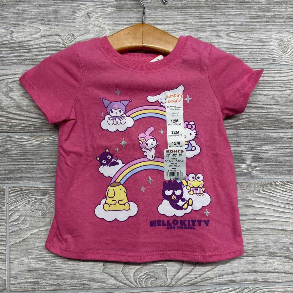 NEW Shirt Hello Kitty Rainbow 12M
