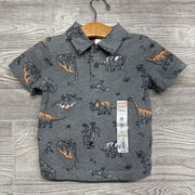 NEW Polo Shirt Dinosaurs 12M