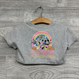 NEW Cropped Shirt Mickey Mouse Friends Forever 12M