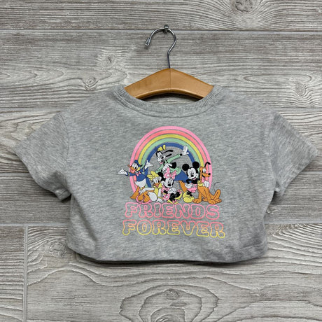 NEW Cropped Shirt Mickey Mouse Friends Forever 12M