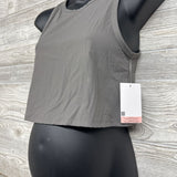NEW Ribbed Active Cropped Tank Top Small