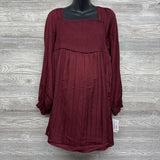 NEW LS Pleated Smocked Dress XXL