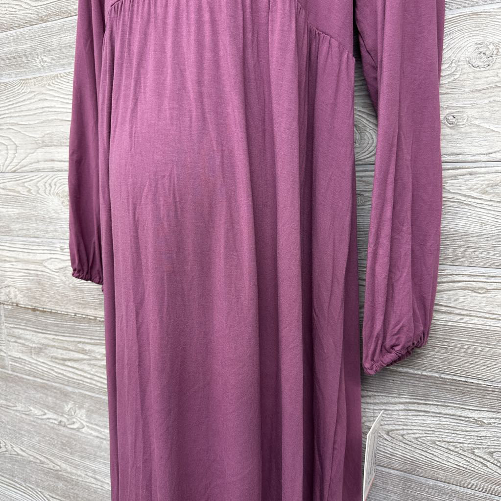 NEW LS Square Neck Maxi Dress Medium