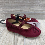NEW Juniee Velour Flats 6c