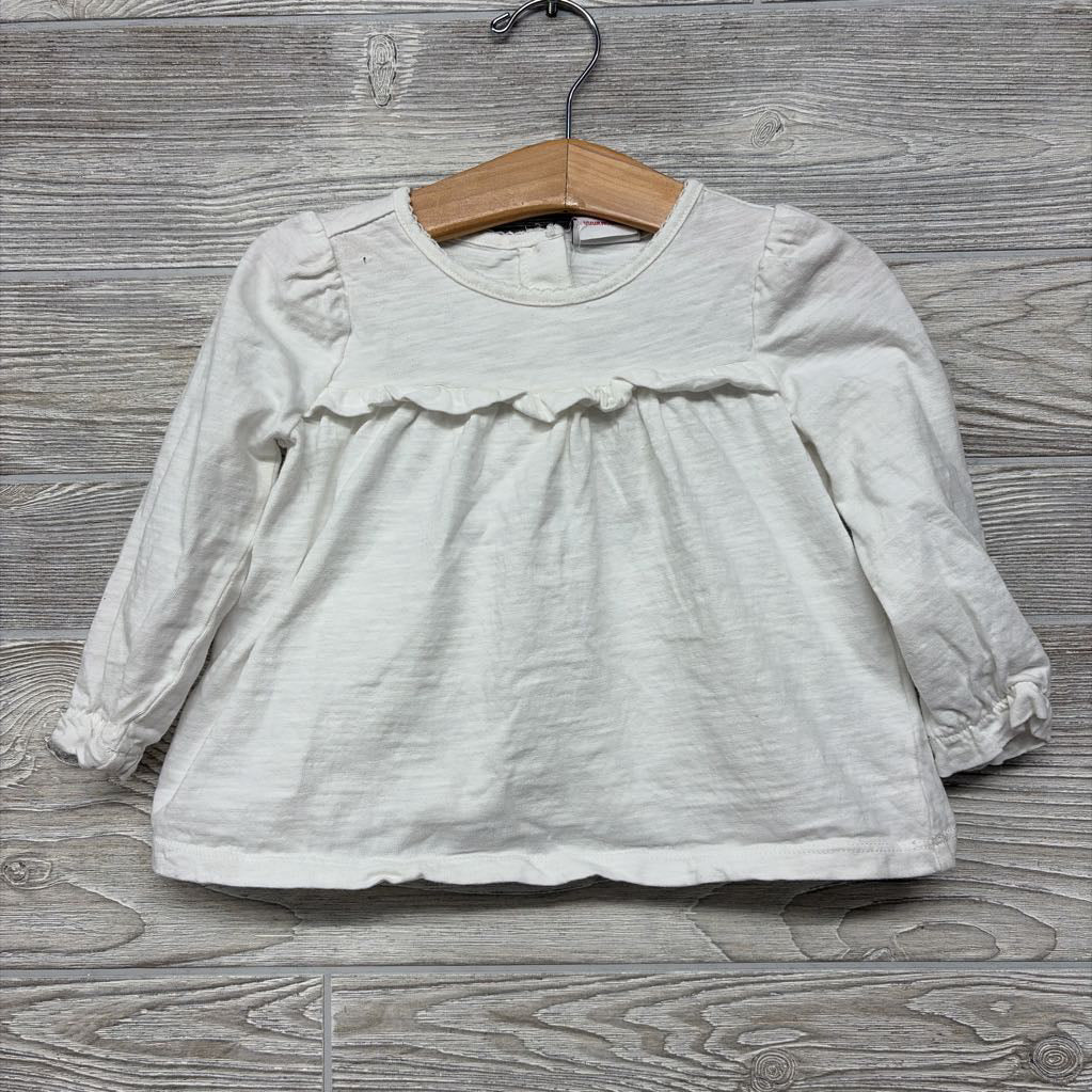 LS Shirt Ruffle 24M