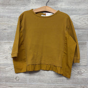 LS Waffle Knit Peplum Shirt 2-3