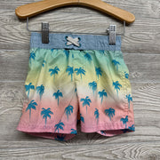 Ombre Swim Trunks Palm Trees 2t