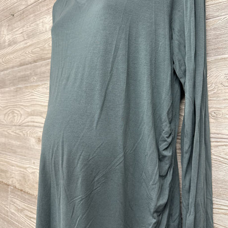 Ruched V Neck Shirt 1X