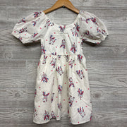 Puffy Sleeve Dress Hearts 4-5