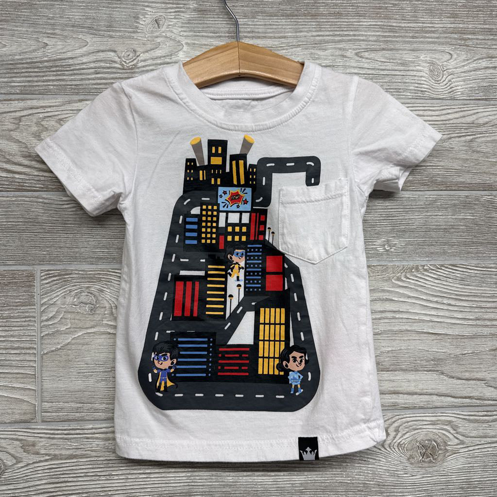 Shirt Chest Pocket Superheroes 3T