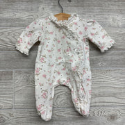 Side Snap Sleeper Flowers Bows NB