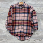 Flannel Button Up Shirt Plaid 5