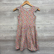 Flutter Sleeve Dress Flowers 10-12