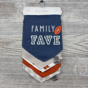 NEW 5 Pk Bandana Bibs Family Fave Footballs