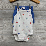 Ribbed Tank Bodysuit & Shorts Fish 3M
