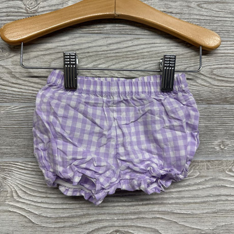 Woven Gingham Flutter Sleeve Shirt & Bubble Shorts 3M