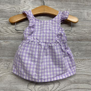 Woven Gingham Flutter Sleeve Shirt & Bubble Shorts 3M