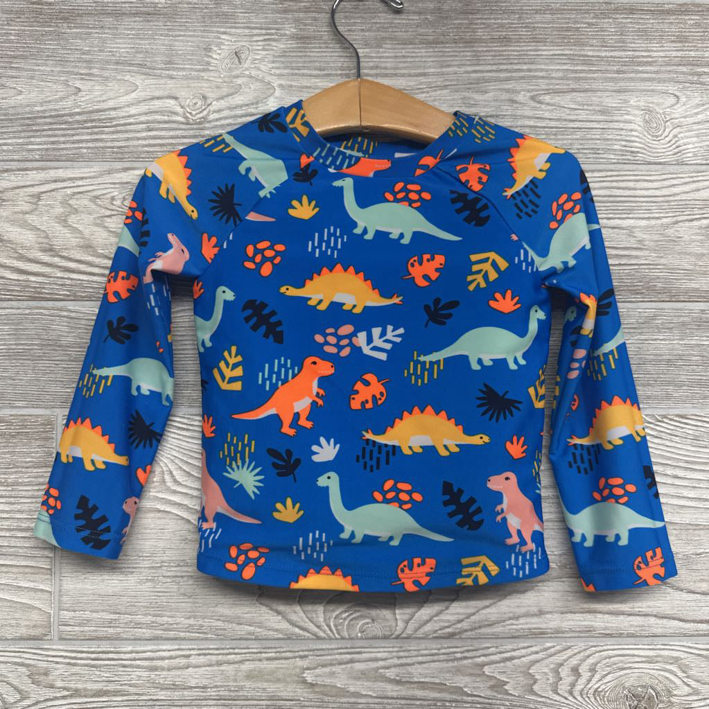 2 Pc LS Swimsuit Dinosaurs 3t