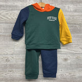 LS Shirt W/ Hood New York & Pants 12-18M