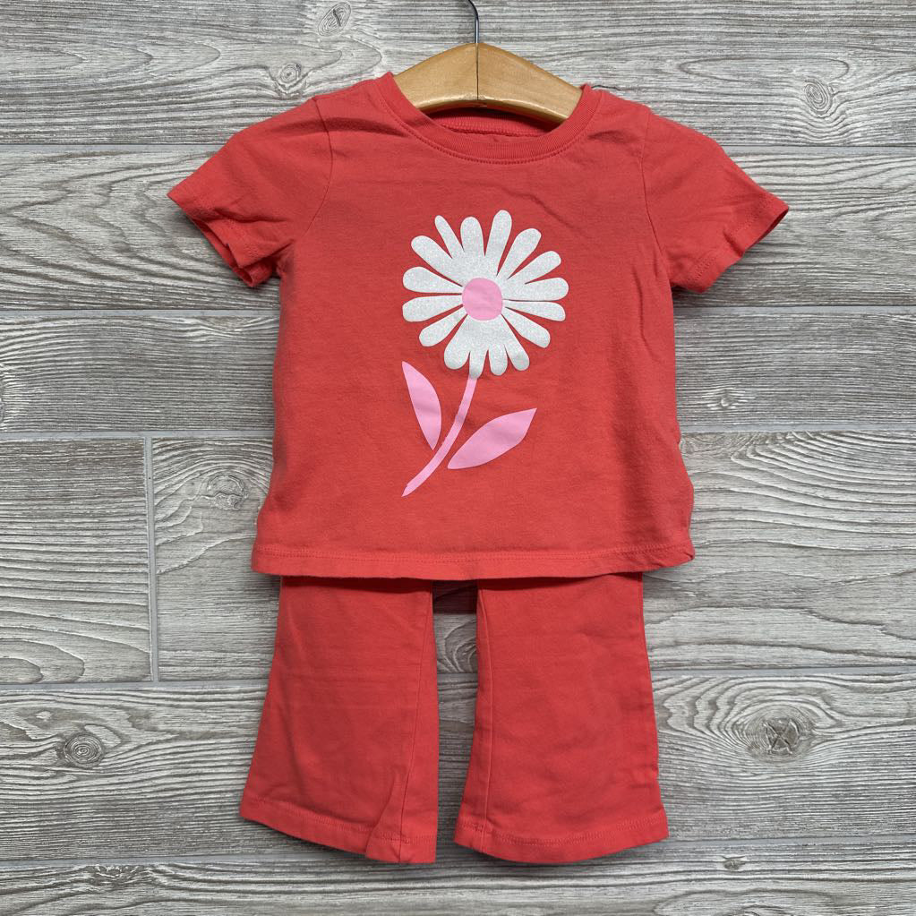 Shirt & Pants Flower 12M