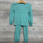 2 Pc Bamboo Pjs Stripes 3t