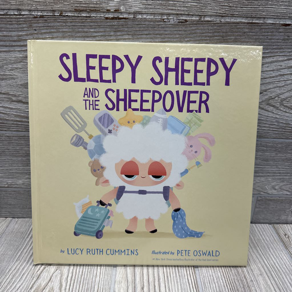 Sleepy Sheepy & The Sheepover Hardcover Book