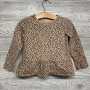 LS Flared Shirt Animal Print 3T