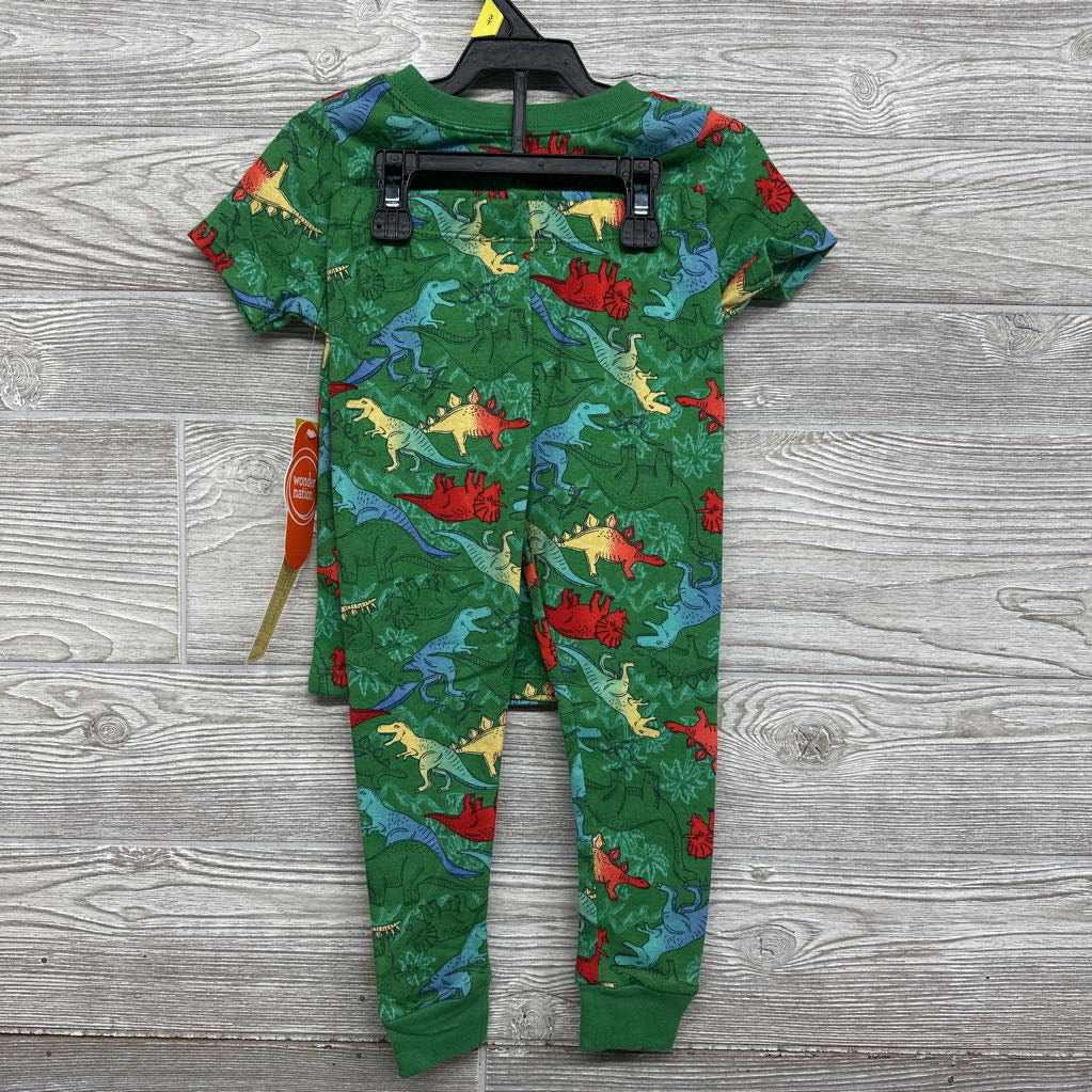 NEW 2 Pc Pj Dinosaurs 3t