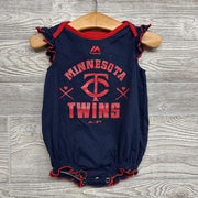Bubble Romper Glitter Minnesota Twins 3-6M