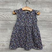 Flutter Sleeve Dress Flowers 18M