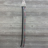 NEW 3 Pk Belts Braided Glitter Rainbow 14